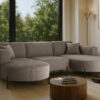 Ecksofa, Sofa Designer Modena U Rein stoff Quelle