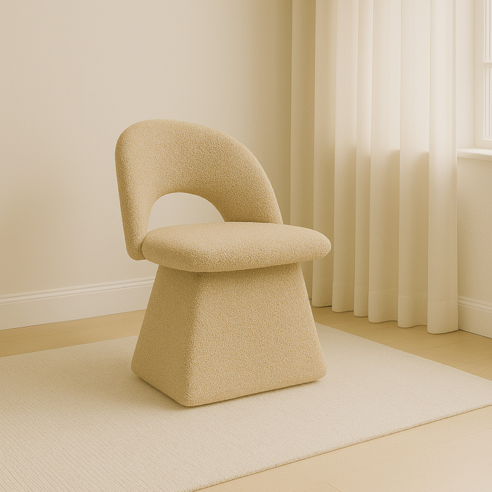 Stuhl Abisso Mils Eleganz und Komfort in einem zeitgenössischen Stil, Stoff Catch Me