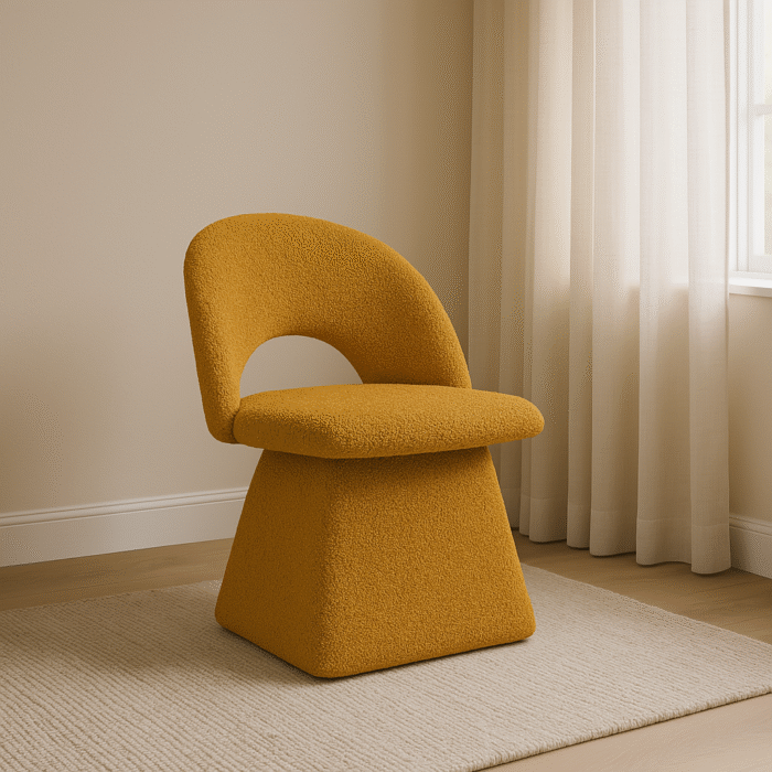 Stuhl Abisso Mils Eleganz und Komfort in einem zeitgenössischen Stil, Stoff Catch Me