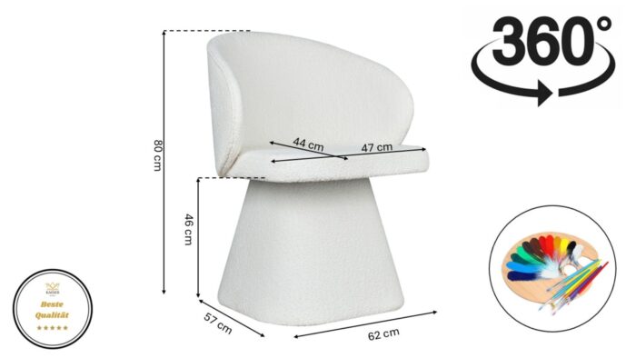 Altura Mils Stuhl Einzigartige Form in Harmonie mit Komfort, Catch Me Stoff
