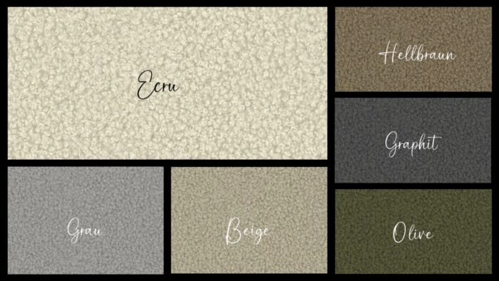 Ecksofa Oreo in L-Form mit Bettkasten und Schlaffunktion Quelle-Stoff