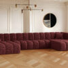 Ecksofa, U-form Sofa Grand U XL modular stoff Haga