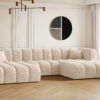 Ecksofa, U-form Sofa Grand modular stoff Haga