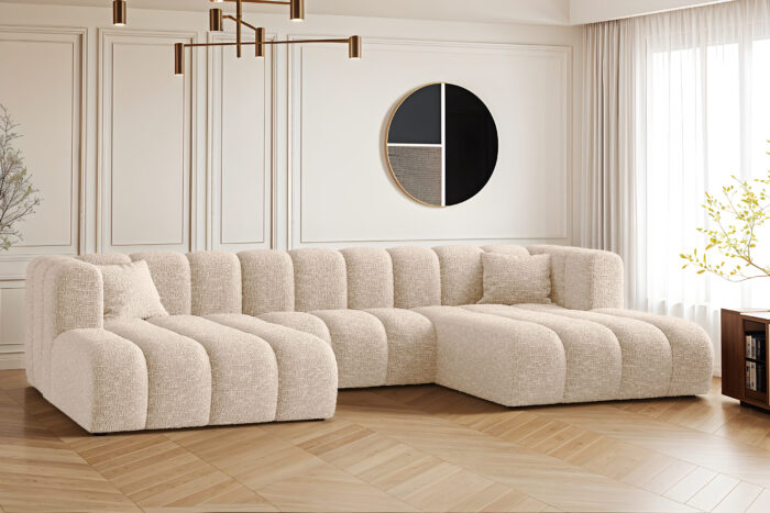 Ecksofa, U-form Sofa Grand modular stoff Haga