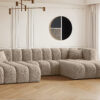 Ecksofa, U-form Sofa Grand modular stoff Haga