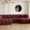 Ecksofa, U-form Sofa Grand modular stoff Haga