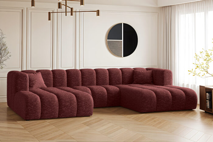 Ecksofa, U-form Sofa Grand modular stoff Haga