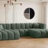 Ecksofa, U-form Sofa Grand modular stoff Haga