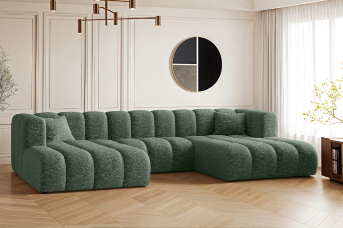 Ecksofa, U-form Sofa Grand modular stoff Haga