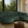 Ecksofa, Sofa Designer Modena U Rein stoff Poso