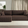 Ecksofa mit schlaffunktion und bettkasten, Eckcouch MILANO XL stoff Poso Dicker Cord