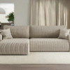 Ecksofa mit schlaffunktion und bettkasten, Eckcouch MILANO XL stoff Poso Dicker Cord