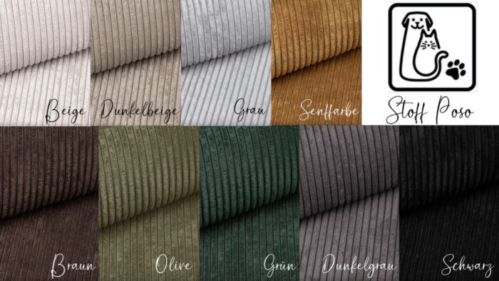 Ecksofa mit schlaffunktion und bettkasten, Eckcouch BEST U XL  stoff Poso