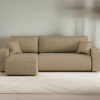 Ecksofa mit schlaffunktion und bettkasten, Eckcouch MILANO L stoff Quelle