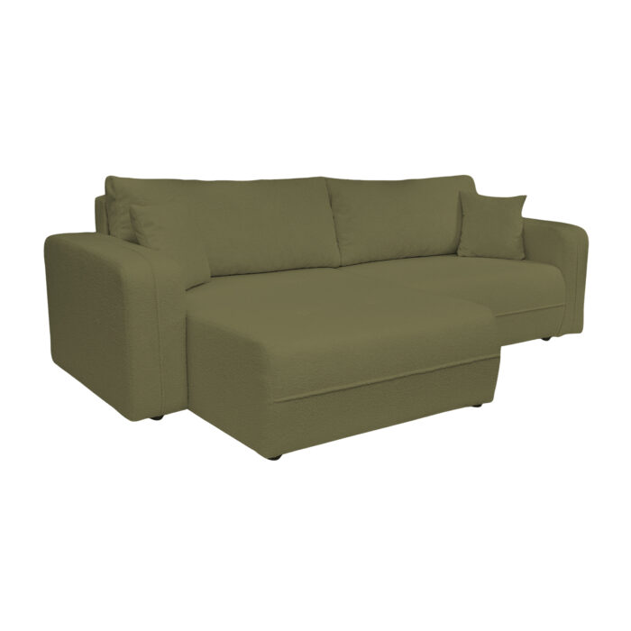 Ecksofa Oreo in L-Form mit Bettkasten und Schlaffunktion Quelle-Stoff