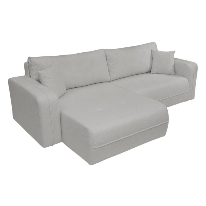 Ecksofa Oreo in L-Form mit Bettkasten und Schlaffunktion Quelle-Stoff