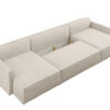 Ecksofa Carlos U-Form Mit Schlaffunktion und Bettkasten Elegante Stoff Poso