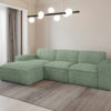 Ecksofa, Sofa L form, Couch L form Siena L stoff Velo