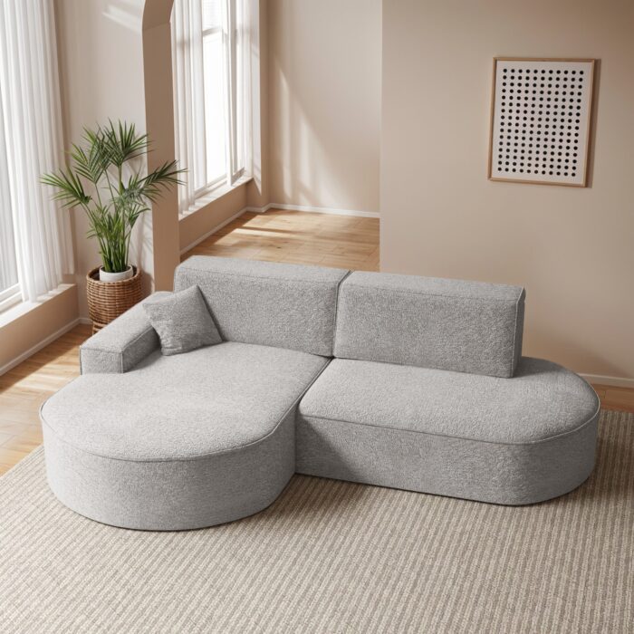 Ecksofa Modena Pro mit Schlaffunktion und Bettkasten stoff Arena