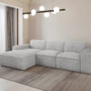 Ecksofa, Sofa L form, Couch L form Siena L stoff Velo