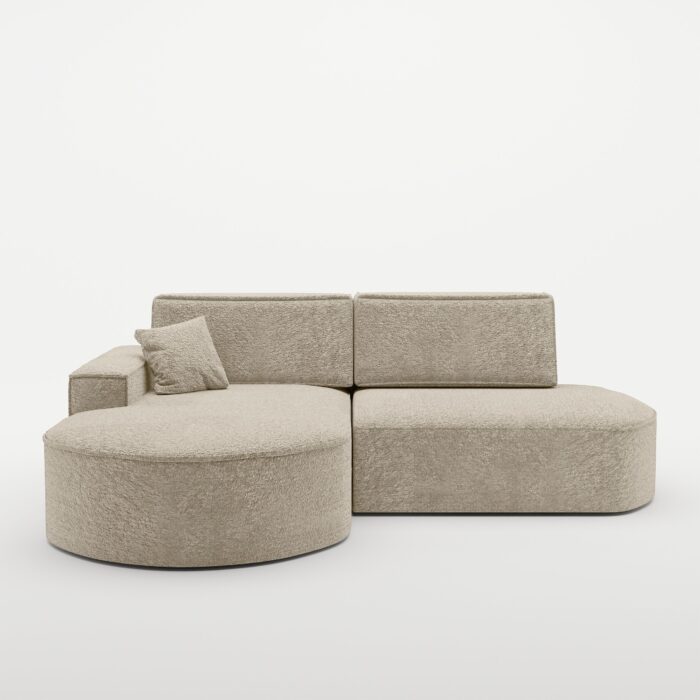 Ecksofa Modena Pro mit Schlaffunktion und Bettkasten stoff Arena