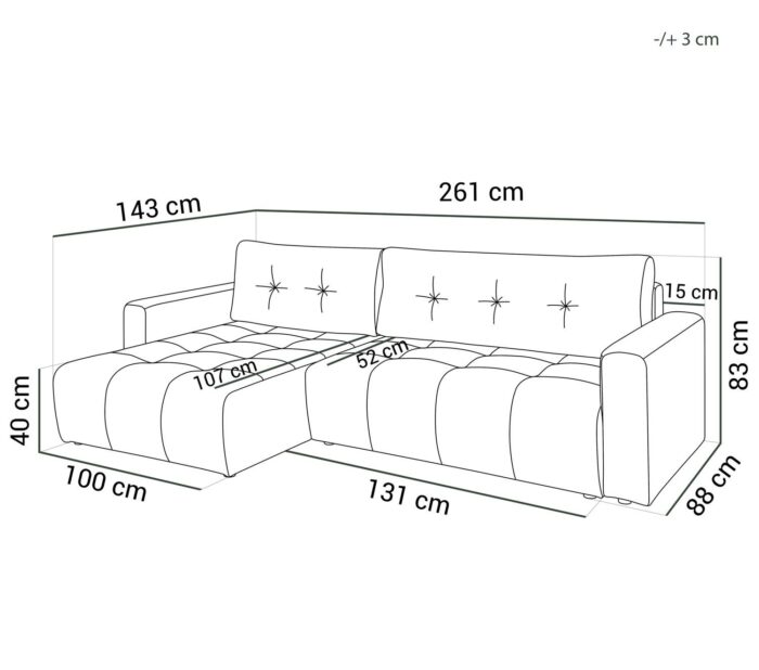 Ecksofa VIENNA - Stil, Komfort und Funktionalität