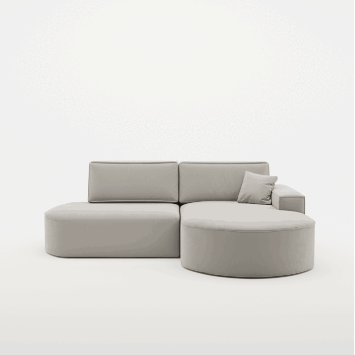 Ecksofa Modena Pro mit Schlaffunktion und Bettkasten stoff Salvador