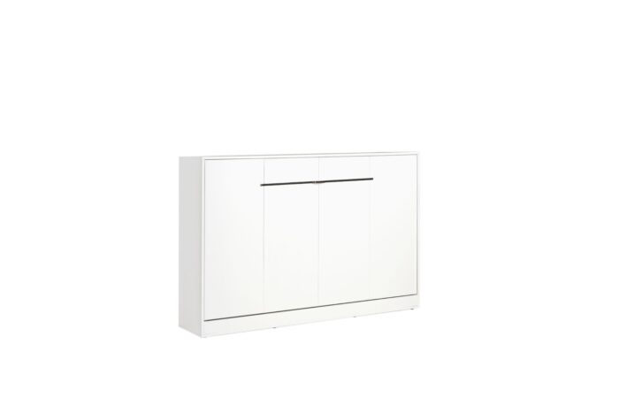 Schrankbett Perfekt 120x200 ein horizontales, das Design und Funktionalität vereint mit Matratze