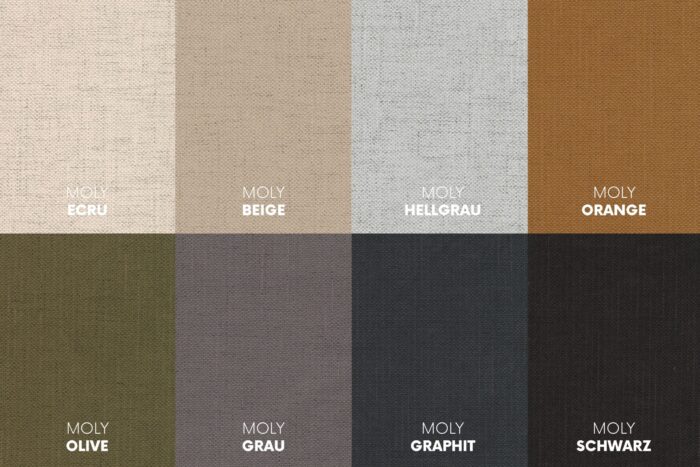 Sofa 2-Sitzer, Komfort Couch BALOO, stoff Schenille