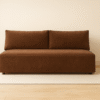 Sofa mit schlaffunktion und bettkasten, Schlafsofa DUO Velours Salvador