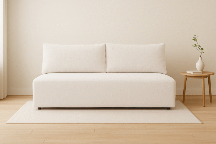 Sofa mit schlaffunktion und bettkasten, Schlafsofa DUO Velours Salvador