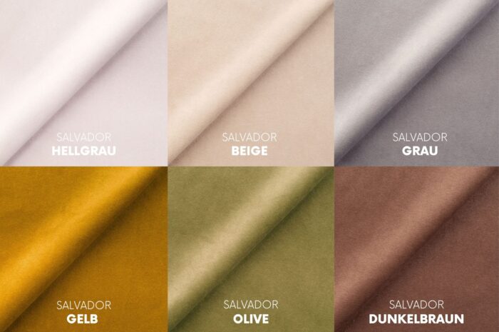 Sofa mit schlaffunktion und bettkasten, Schlafsofa DUO Velours Salvador