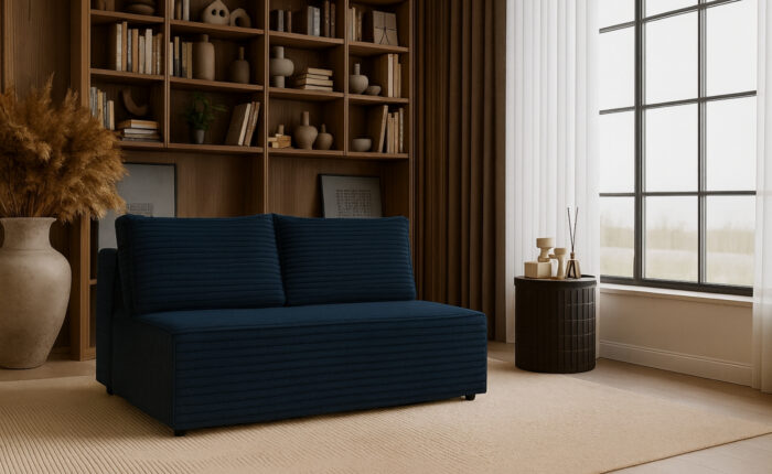Schlafsofa, Sofa mit Bettkasten, DUO Cordstoff