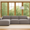 Ecksofa Cursal L-Form – modular, modern, unvergleichlich bequem stoff Salvador