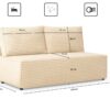 Schlafsofa, Sofa mit Bettkasten, DUO Cordstoff