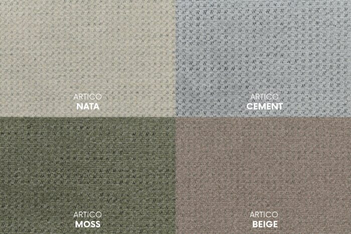 Ecksofa Cursal – modulares L-Sofa mit großzügigem Design stoff Artico