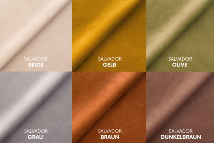 Ecksofa Cursal L-Form – modular, modern, unvergleichlich bequem stoff Salvador