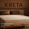 Matratze KRETA Komfort, Langlebigkeit und gesunder Schlaf