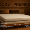 Matratze POCKET PREMIUM Elastizität, Komfort und doppelte Körperunterstützung