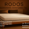 Matratze RODOS moderner Komfort und Unterstützung der Premiumklasse