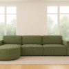 Ecksofa Cursal Round – modulares L-Sofa mit sanften Rundungen stoff Artico