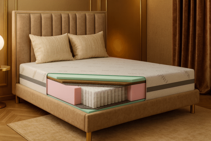 Matratze RODOS moderner Komfort und Unterstützung der Premiumklasse