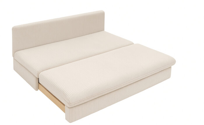 Schlafsofa Nelia im Cordstoff Poso – modern, kompakt und mit Schlaffunktion