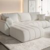 Ecksofa modernes Sofa mit Schlaffunktion und Bettkasten im Stoff WIND TOKYO PREMIUM