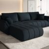 Ecksofa modernes Sofa mit Schlaffunktion und Bettkasten im Stoff WIND TOKYO PREMIUM